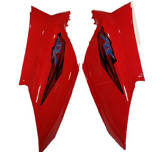 CYGNUS RS 125 YAN KAPAK TAKIM KIRMIZI