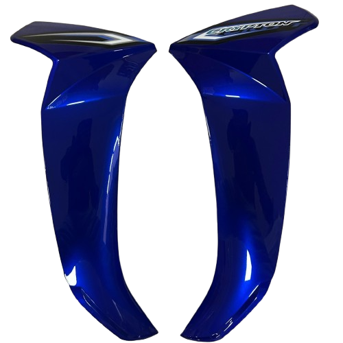 Yamaha Crypton C8 Dış Dizlik Rüzgarlık Sağ Sol Grenaj Mavi